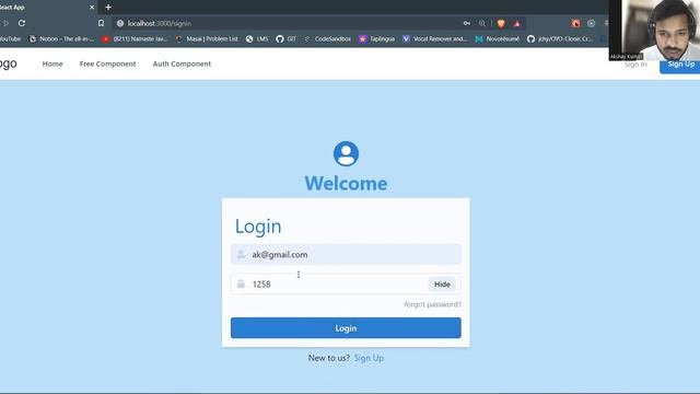 MERN Auth with Jwt token смотреть онлайн
