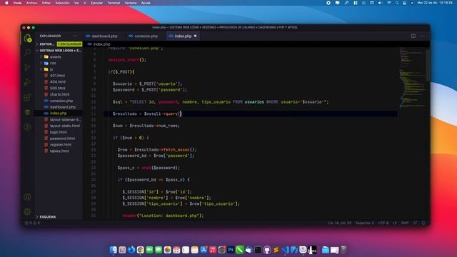 ? SISTEMA WEB LOGIN + SESIONES + PRIVILEGIOS DE USUARIO + DASHBOARD | PHP Y MYSQL. ? смотреть онлайн