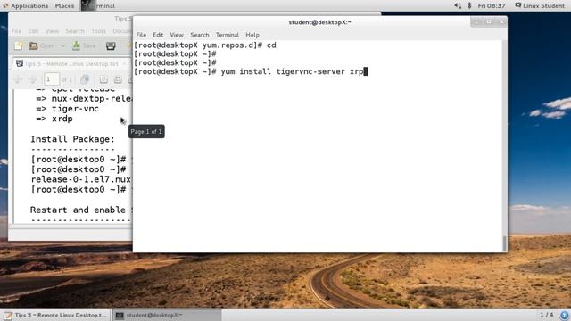 Lecture 05: Access CentOS 7 Desktop from Windows Machine смотреть онлайн
