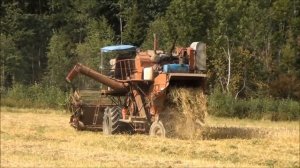 Комбайн СК-4 Легенда полей СССР! The legendary Soviet combine SK-4 in action