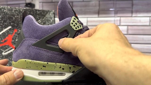 Amazing quality material! Jordan 4 Canyon purple best replica review KICKSOF??? смотреть онлайн