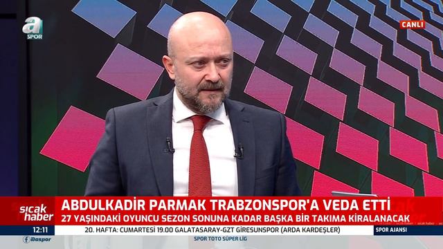 Abdulkadir Parmak Trabzonspor'a Veda Etti смотреть онлайн