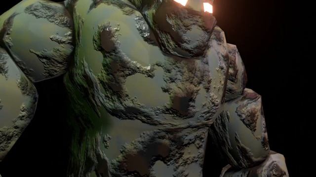 Итоговый проект "Голем" курс "Blender. Основы 3D графики" смотреть онлайн