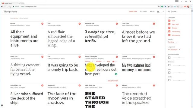 How to pick the Google font that works best for you by viewing sample text. смотреть онлайн