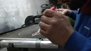 Как запаять соту радиатора, пайка алюминия.