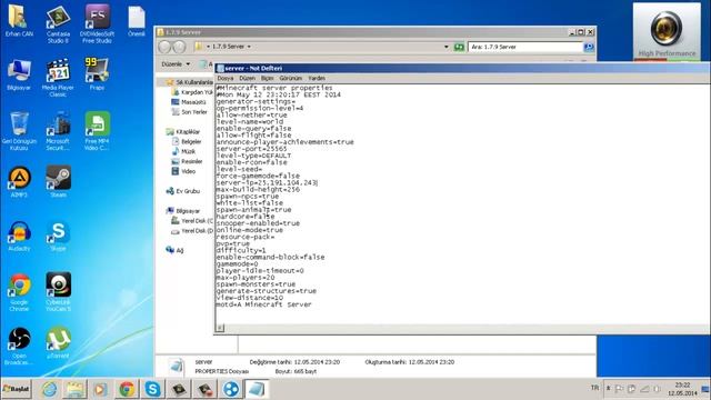 Minecraft Multiplayer Server Kurma Rehberi 1.7.9 смотреть онлайн