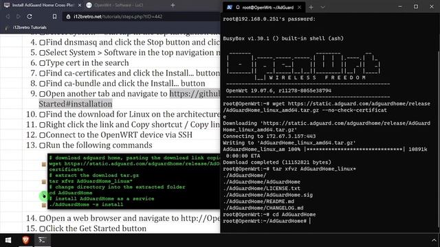 Install AdGuard Home - Cross Platform Pi Hole Alternative - on OpenWRT Router смотреть онлайн