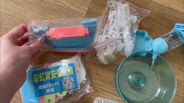 Больше нет опилок и мусора рядом с клеткой. Прозрачный бокс из акрила с Алиэкспресс. смотреть онлайн