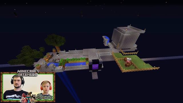 СКАЙБЛОК С ПАПОЙ #8 ОХОТА НА КАКТУС МАЙНКРАФТ Выживание Skyblock Minecraft Artemedia смотреть онлайн