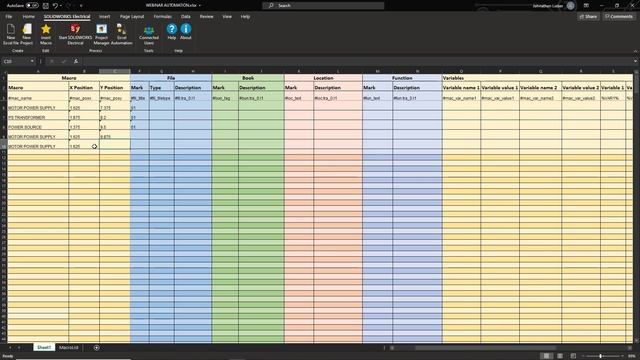 SOLIDWORKS Electrical Excel Automation - Automating Schematic Creation with Excel смотреть онлайн