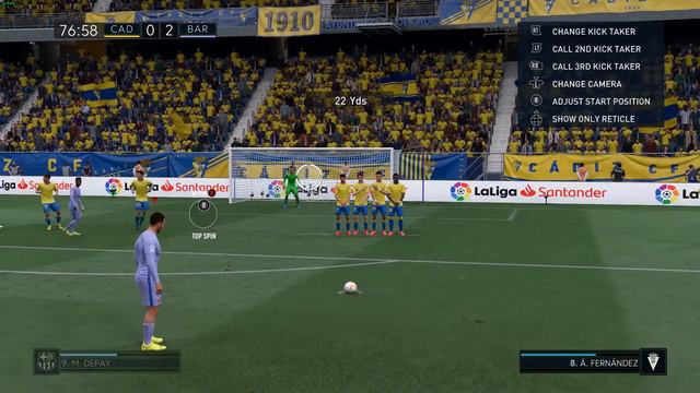 FIFA 22 Memphis Depay Freekick Goal смотреть онлайн