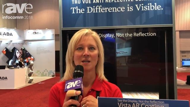 InfoComm 2018: Tru Vue Explains VistaAR Glass To Reduce Glare смотреть онлайн