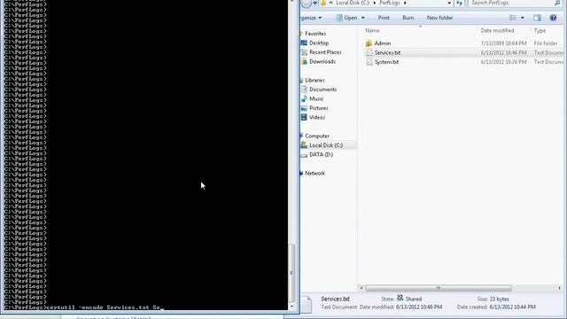 Base64 Encryption Demonstration using Windows 7 by Nicholas Lee Fagan смотреть онлайн