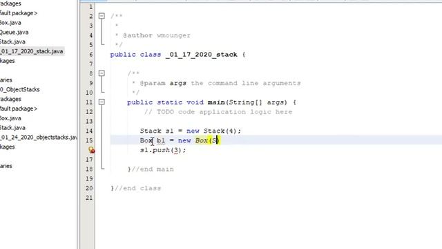 Stack with Objects Data Structures смотреть онлайн