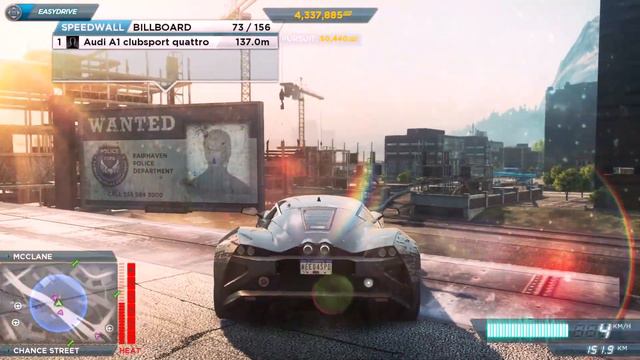 NFS Most Wanted | Police Chase Max Heat Level Escape | Marussia B2 vs Police смотреть онлайн