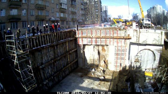 Timelapse Сбойка тоннеля метрополитена
