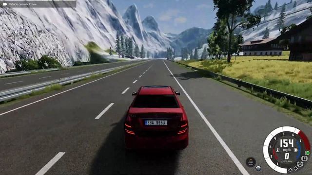 BeamNG.drive MOD- Mercedes-Benz C63 III Fl. (W204) 6.2 AMG A8 RWD driving for @speed_up238 (: смотреть онлайн