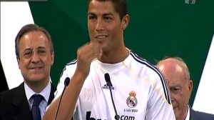 Cristiano Ronaldo 1, 2, 3, ¡Hala Madrid!