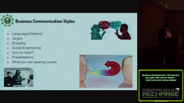 308 Business Developement The best non four letter dirty word in infosec Scott Lyons and Joshua Mar смотреть онлайн