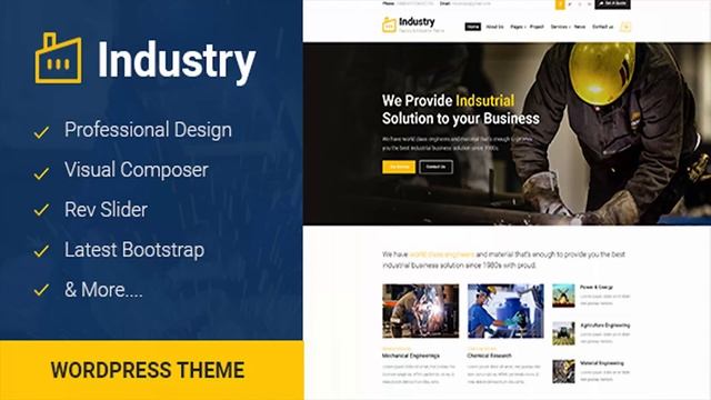 Industry - Factory & Industrial Business WordPress Theme | Themeforest Website Templates and Themes смотреть онлайн