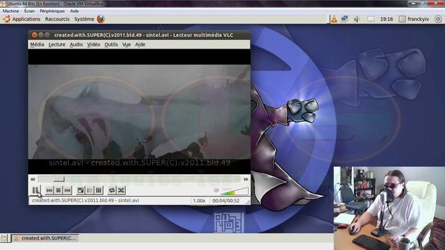 Présentation du programme VLC Media Player (Gnu Linux) смотреть онлайн
