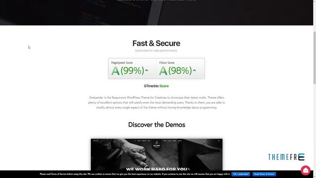 OneLander Creative Landing Page WordPress Theme Oli Knox смотреть онлайн