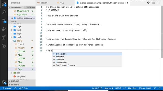 Part-3 Bootstrap & DOM Operations - Implementing Comment Operation смотреть онлайн