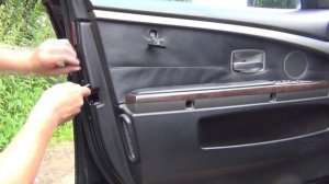 БМВ-7 ( Е65/66 ) Как снять карту двери
