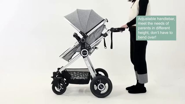 Baby Stroller Bassinet Pram Carriage I Cynebaby All Terrain Vista City смотреть онлайн