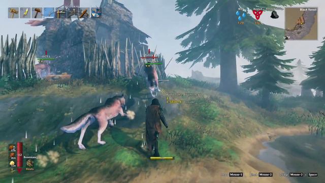 SevenLZ Plays Valheim - Chapter 4.5 - Wolf Marines and The Battle of Land Bridge Village смотреть онлайн
