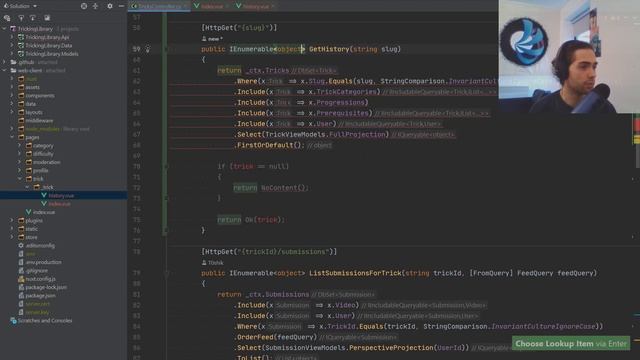 ASP.NET Core, C#, Ef Core, Nuxtjs - Entity History - Tricking Library Ep57 смотреть онлайн