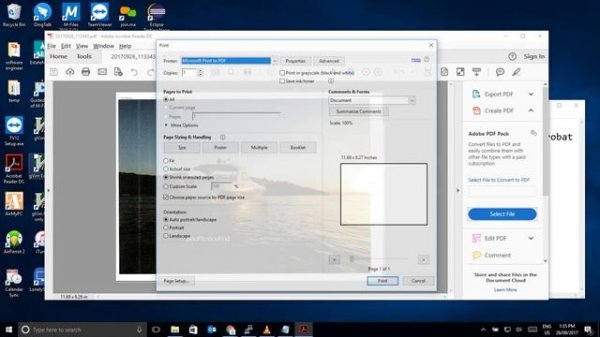 How to rotate PDF in Adobe Acrobat Reader and Save into a new file