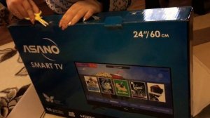 Телевизор Asano 24LH7020T 23,6", черный