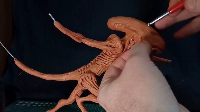 Аlien Made Of Plasticine || Чужой из скульптурного пластилина