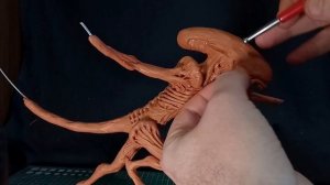 Аlien made of plasticine || Чужой из скульптурного пластилина