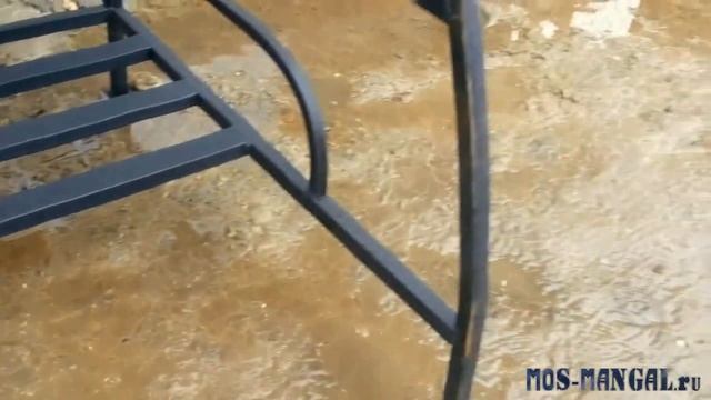 Кованый мангал "Комфорт Плюс с печью" смотреть онлайн