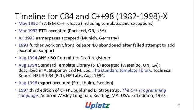 Introduction to C++ Programming | Learn C++ Language | Become a Software Developer | Uplatz смотреть онлайн