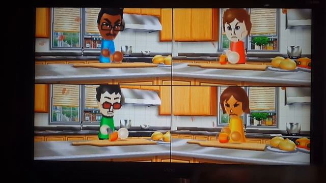 Wii Party Minigame - Chop Chops (Master CPU: Pierre, Akira, and Yoko) смотреть онлайн