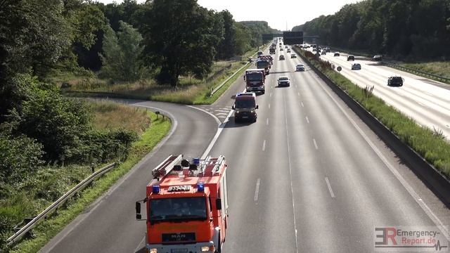 [EXTREMES UNWETTER IN ESCHWEILER!] - Einsatzfahrt Bereitschaft 5 der Bezirksregierung Arnsberg - смотреть онлайн