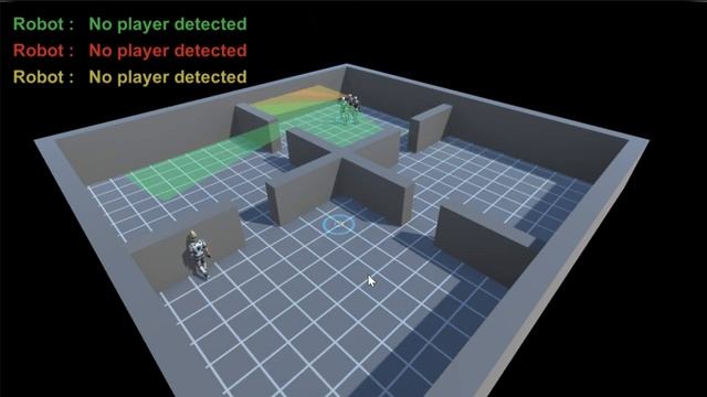 Unity3D Sight Detect System смотреть онлайн