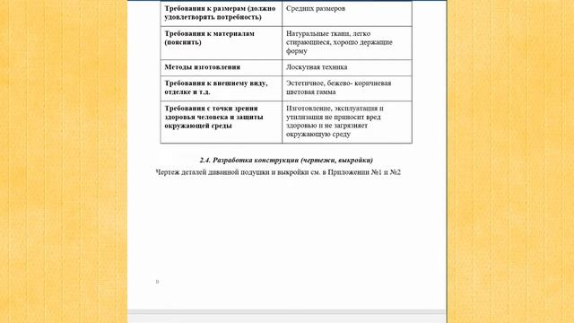 Видеоурок "Оформление пояснительной записки и презентации к творческому проекту" смотреть онлайн