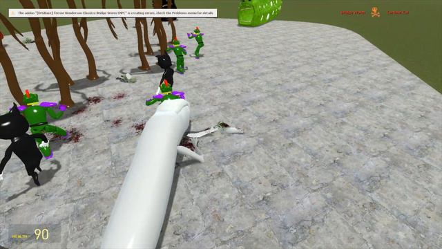 PLAYING AS ALL TRAIN EATER and VRIDGE WORN in GARRY MOD смотреть онлайн