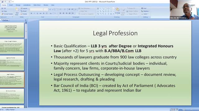 Career Guidance Webinar - Legal studies and its umpteen career opportunities смотреть онлайн