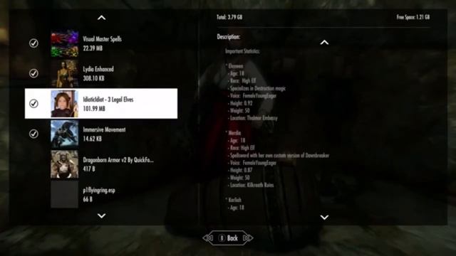 Skyrim SE Xbox One/PC Mods|IdioticIdiot - 3 Legal Elves