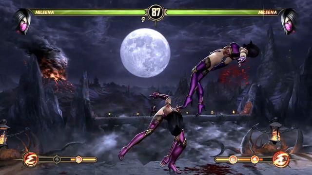 Mortal Kombat 9 (Mileena Tower Medium difficulty 1 round lost) смотреть онлайн