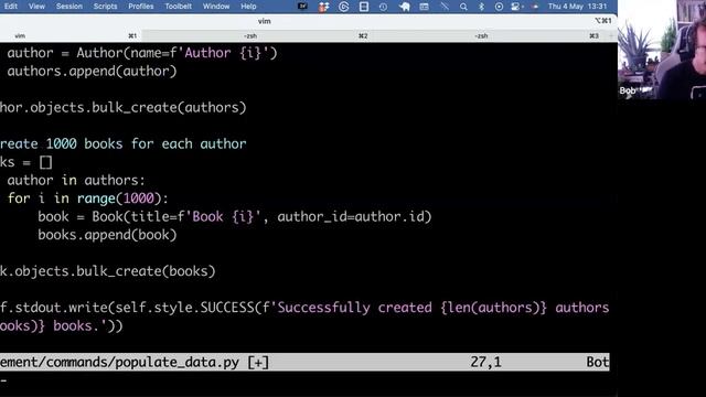Speed up your database inserts with Django ORM's bulk_create() смотреть онлайн