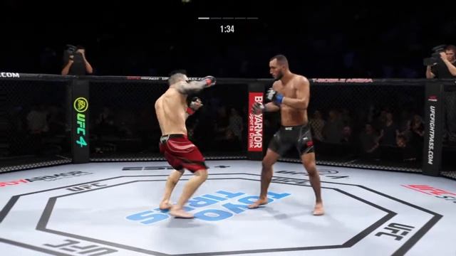 АЛЕКСАНДР РАКИЧ VS ДОМИНИК РЕЙЕС UFC 4 CPU VS CPU