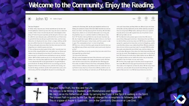 Book of John - The Living Word Reading смотреть онлайн