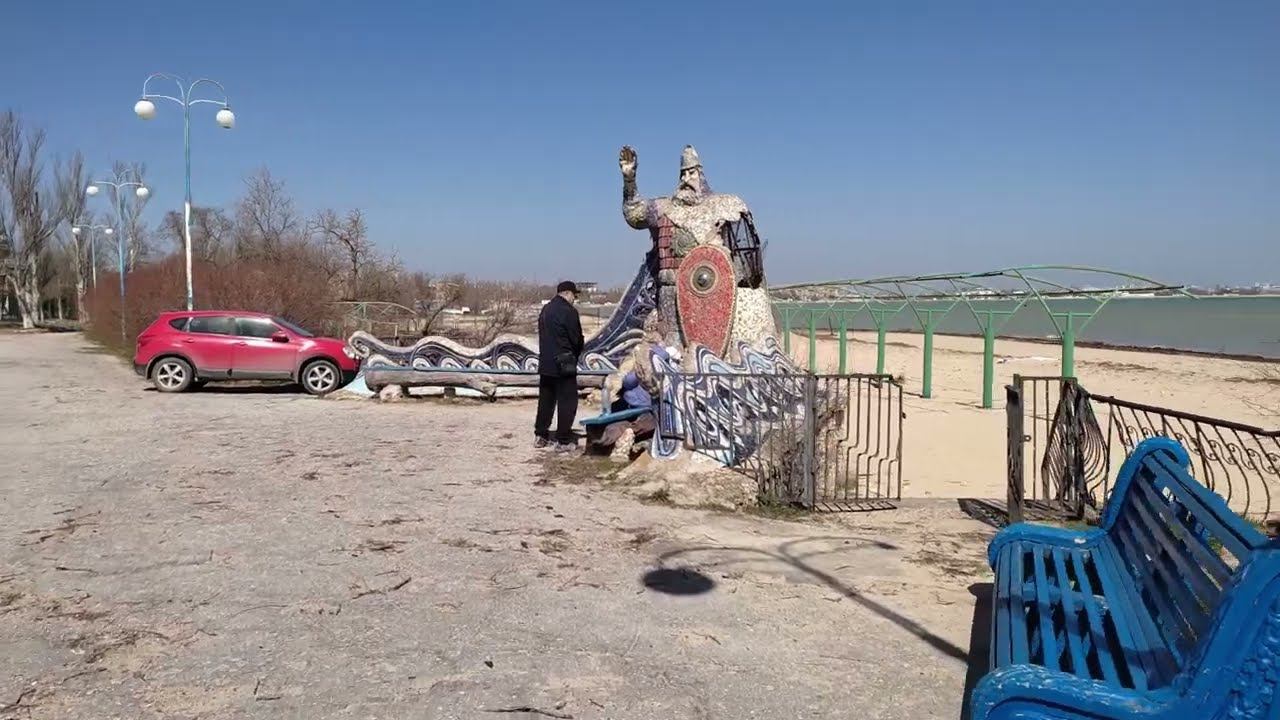 Заозёрное2024. Просто издеваются, ремонт дороги опять остановлен! Прогулка по посёлку. смотреть онлайн