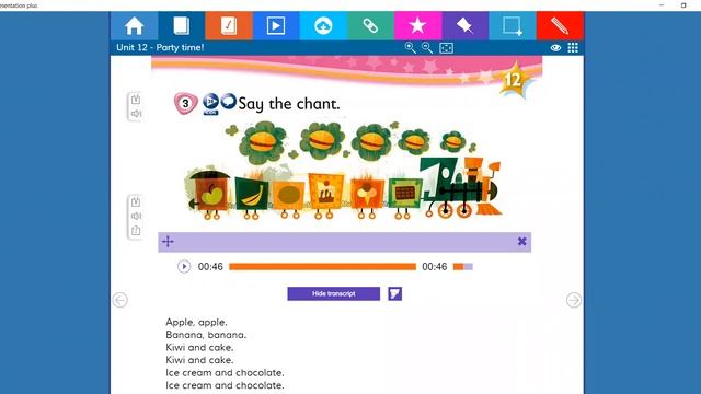 Kid's Box 1 Unit 12 Chant: Party time смотреть онлайн